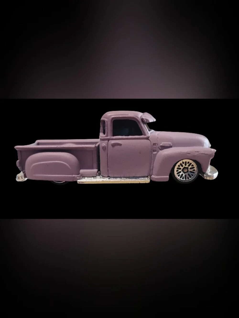 Hot Wheels La Troca 2000 Matte Purple Lowrider Pickup Truck Diecast